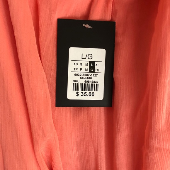 Forever 21 Coral Off the Shoulder Dress - Picture 2 of 3